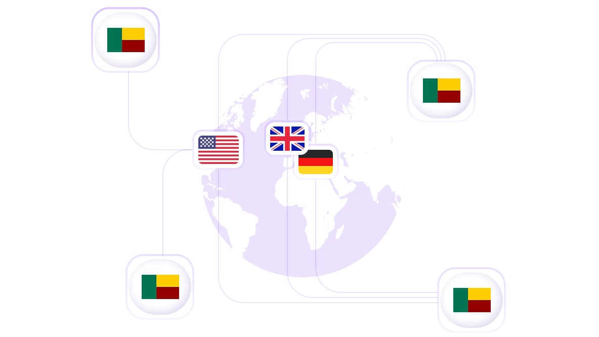 Precise geo-targeting across Benin