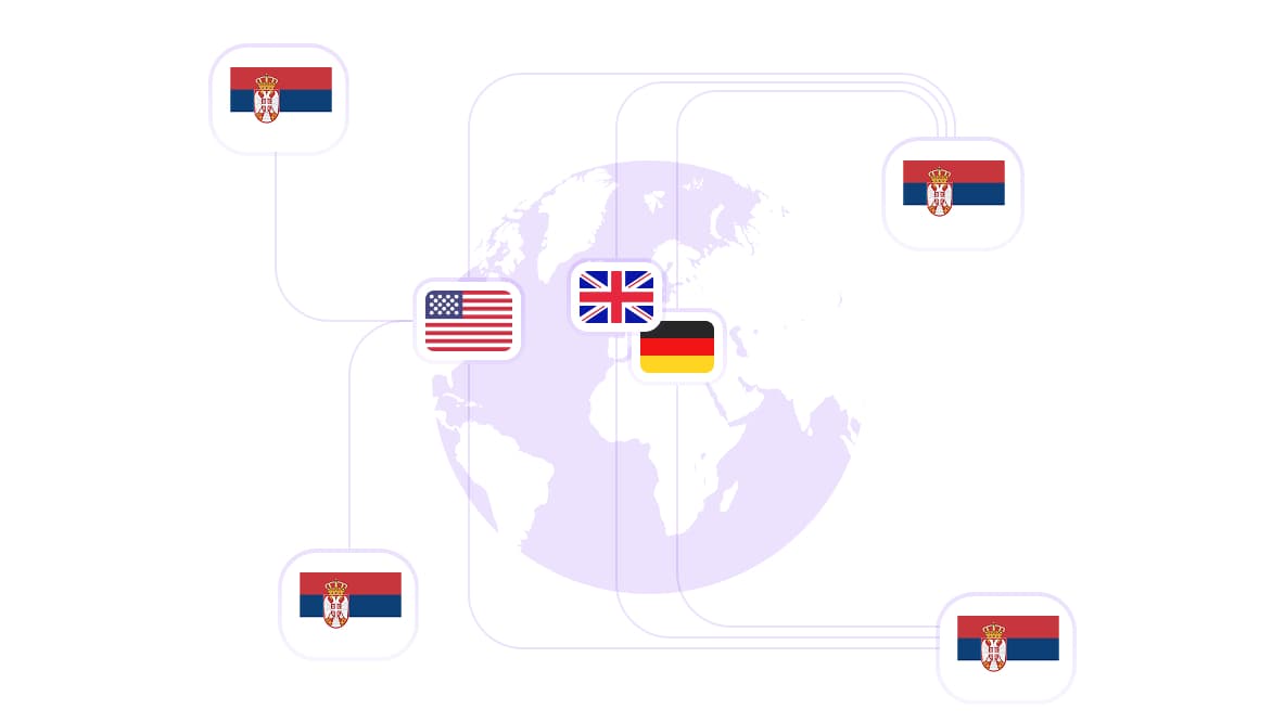 Thực hiện nhắm mục tiêu địa lý chính xác trên toàn Serbia