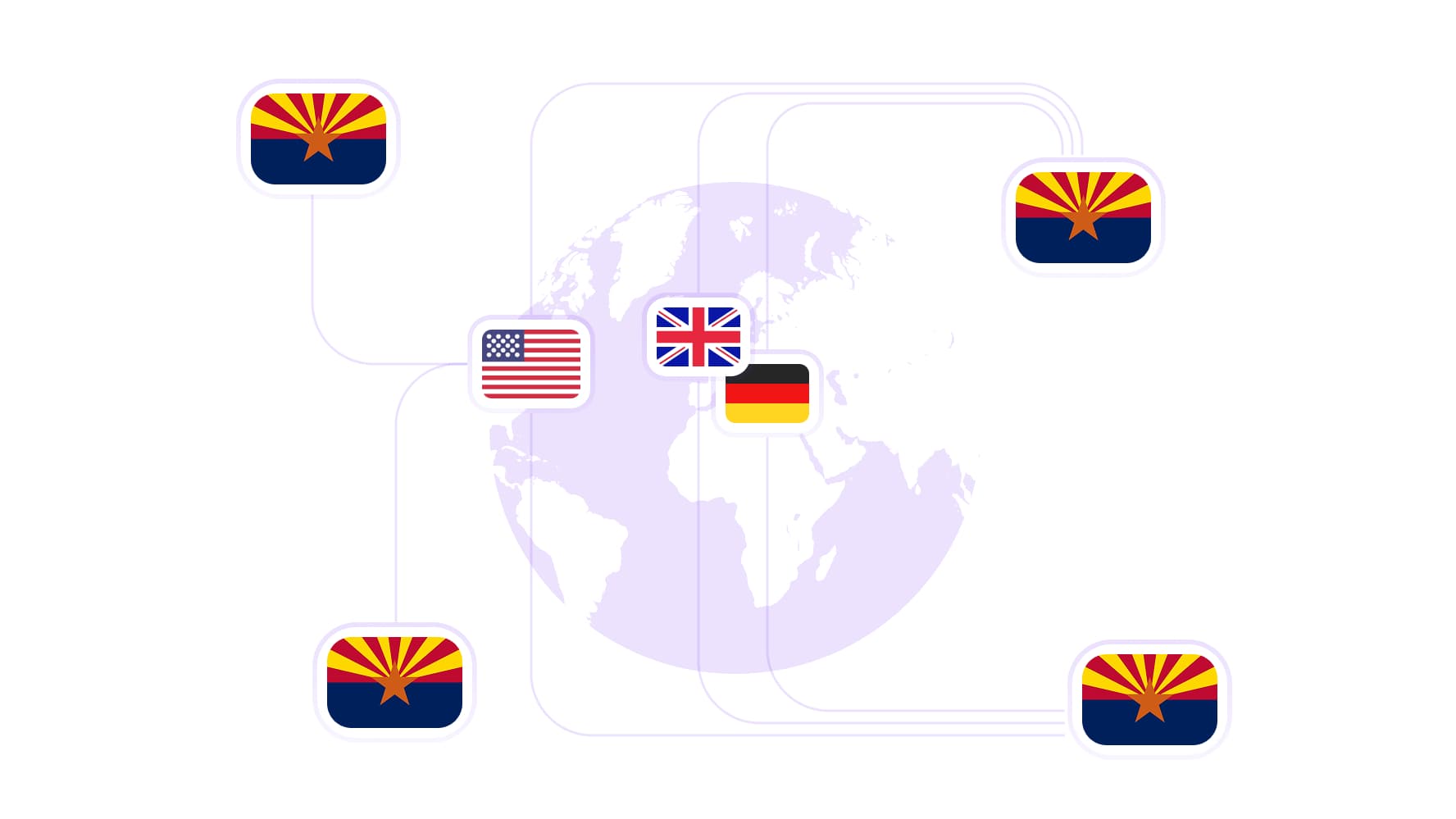 Connect to Arizona and 195+ countries worldwide