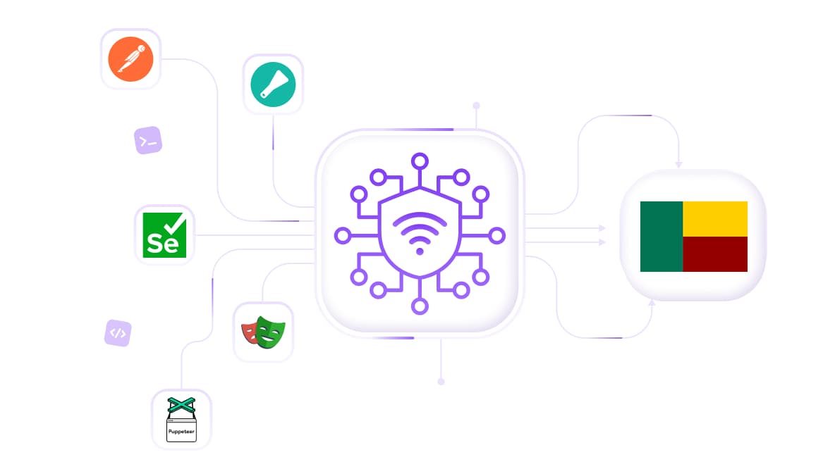 Scrap data & automation with Benin proxy