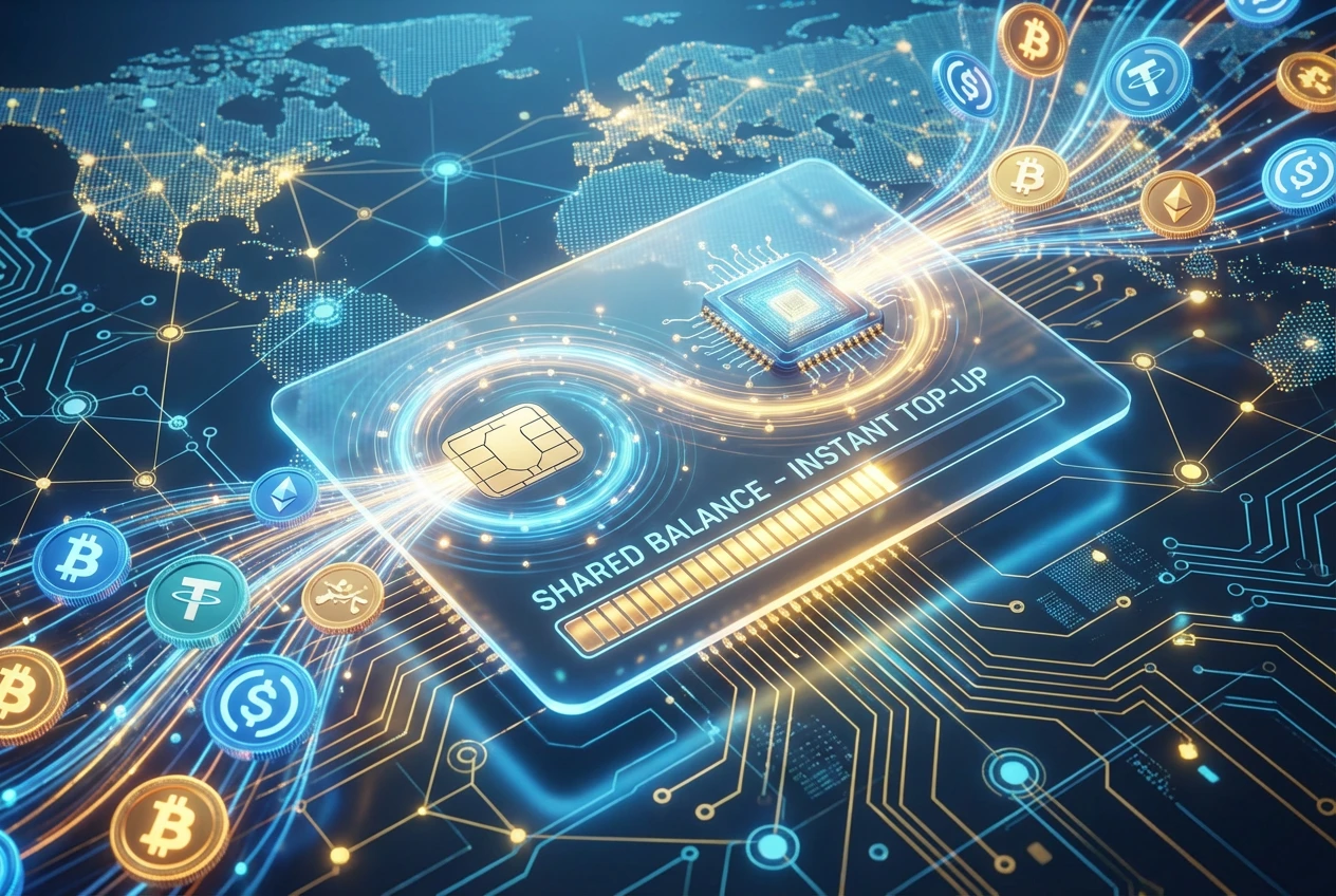 Convenient card top-up