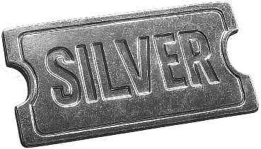 Biểu tượng huy hiệu bạc